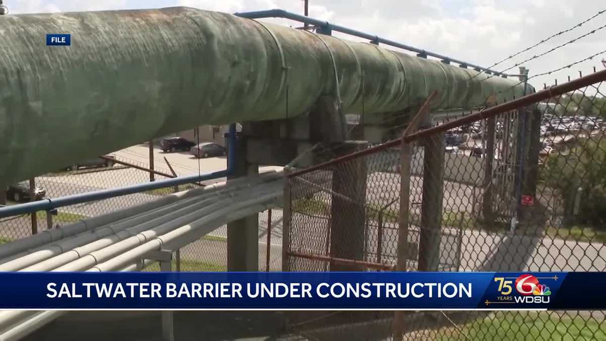 USACE starting construction on underwater saltwater barrier