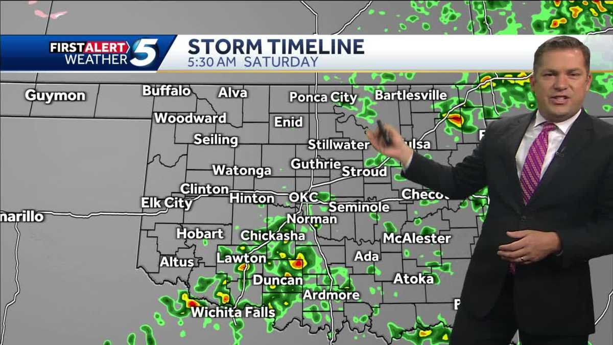 Tonight: Rain Timeline