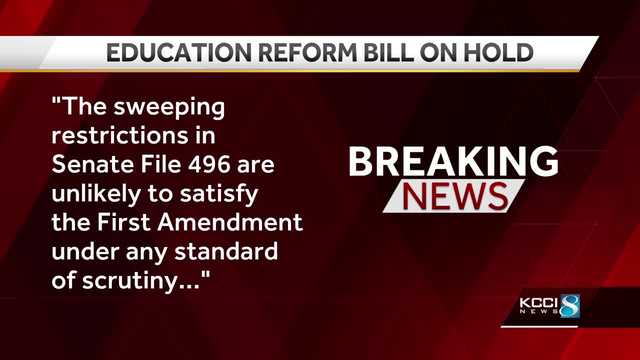 Judge blocks enforcement of law that bans school books, gender identity instruction in Iowa - Vimarsana News