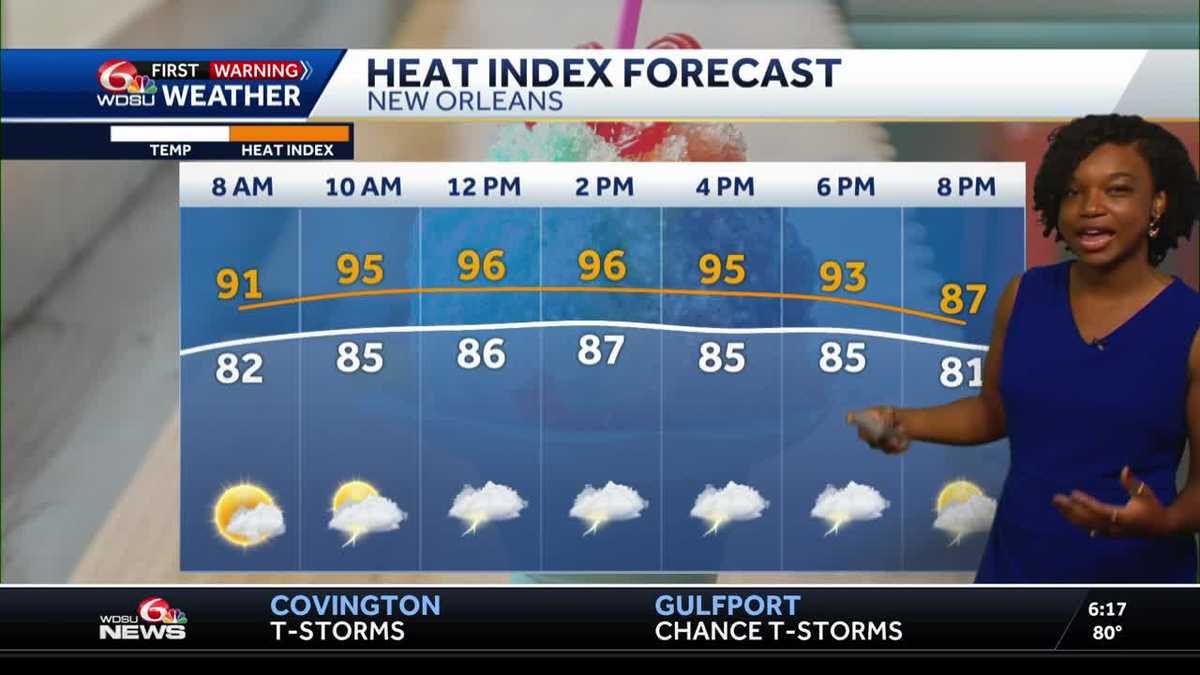 More heat, humidity & storms in your Tuesday New Orleans forecast
