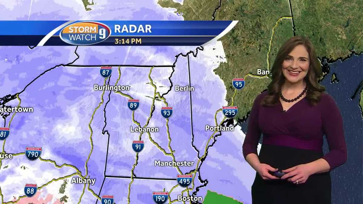 Watch: Heavy snow begins to push through NH