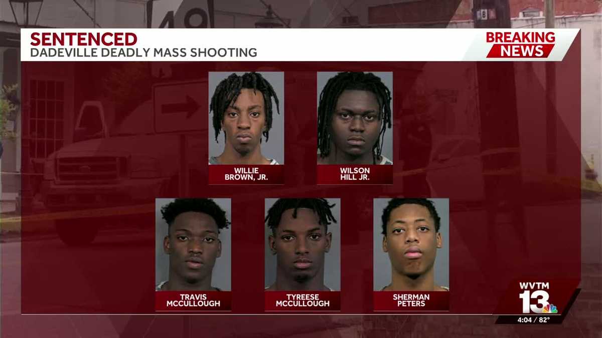 5 men plead guilty in 2023 Dadeville birthday party mass shooting