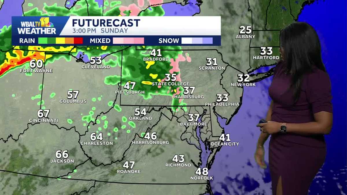Dry start to the weekend across Maryland