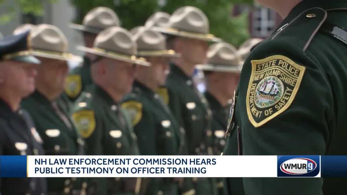 NH law enforcement commission hears public testimony on officer training