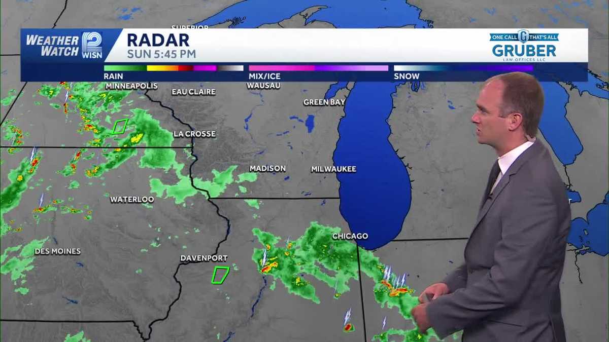 Weather: Monday shower and storm chances