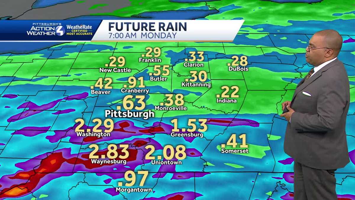 Weekend Impact Days for Rain in Western PA
