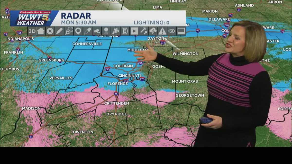 Wintry Mix for Monday Morning Rush