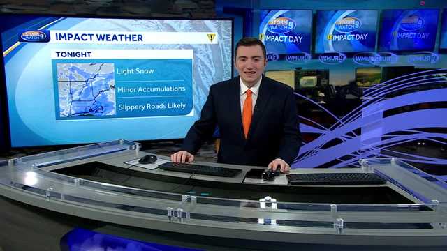 New Hampshire forecast video: Accumulating snow Sunday night