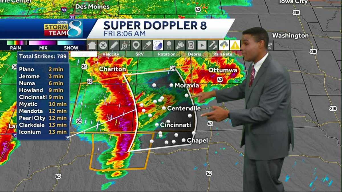 Iowa weather Severe thunderstorm warnings expire in southern Iowa