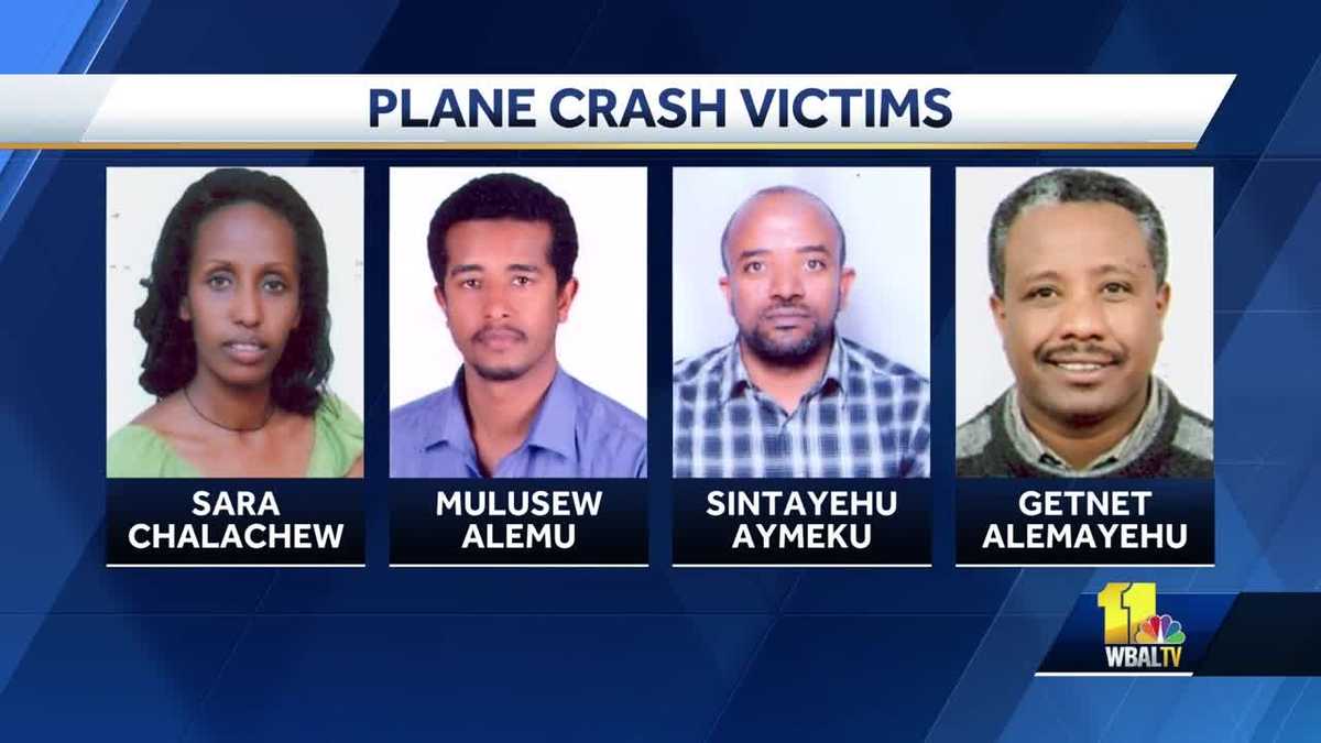 4 Ethiopian nationals with Baltimore connection died in Sunday plane crash