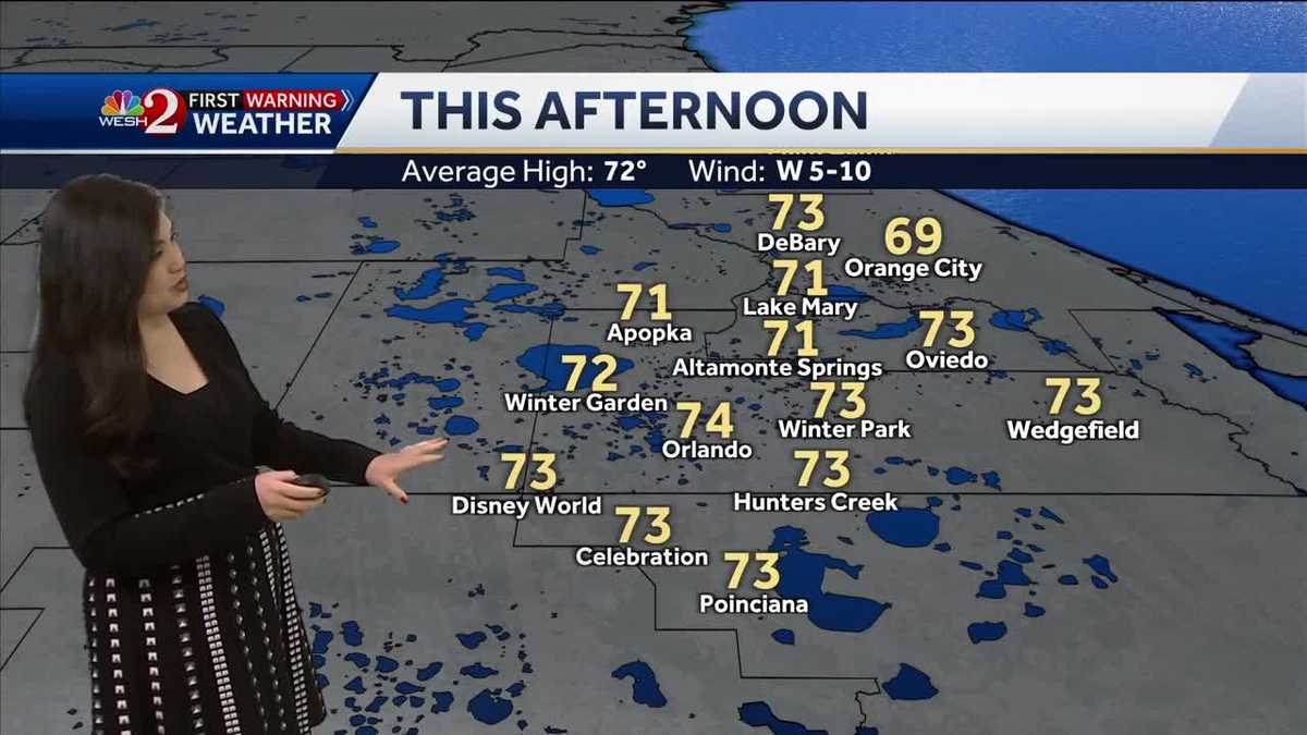 Central Florida warming up this week following cold stretch