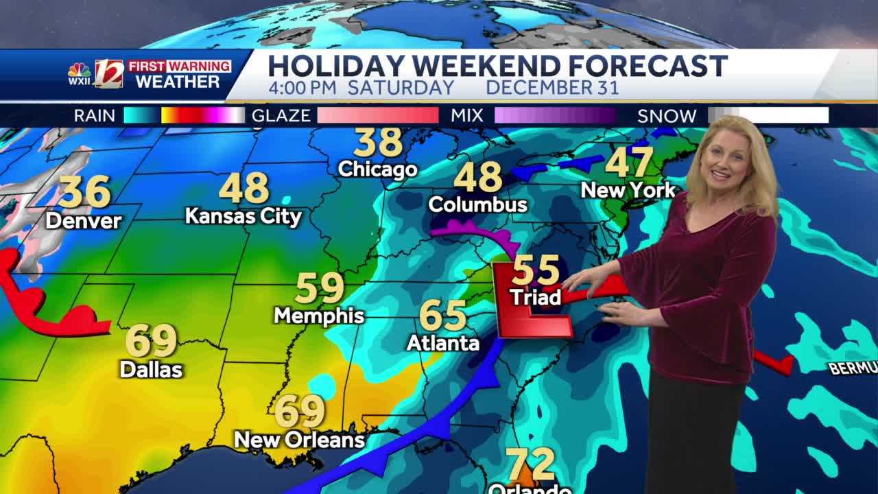 Milder Afternoons This Week & Rain Chances For New Year's Eve