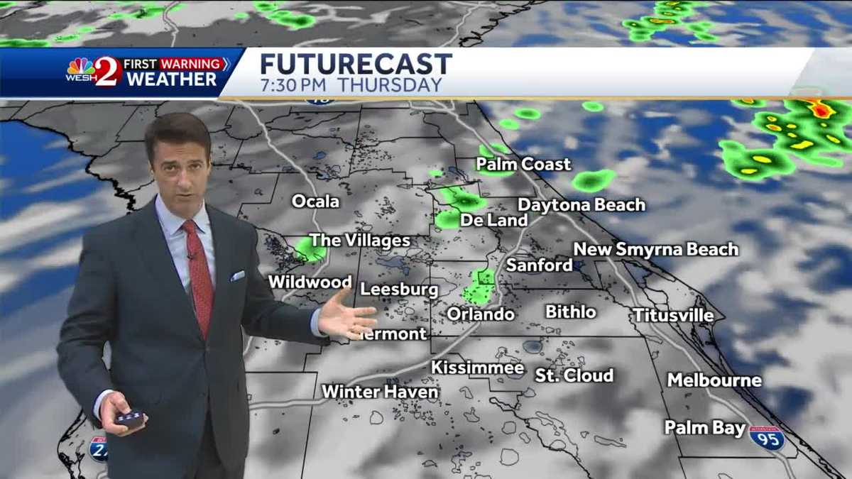 Plenty of clouds and a few showers Friday!