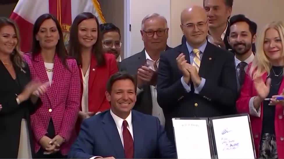 DeSantis signs law combatting human trafficking, raising age for strippers