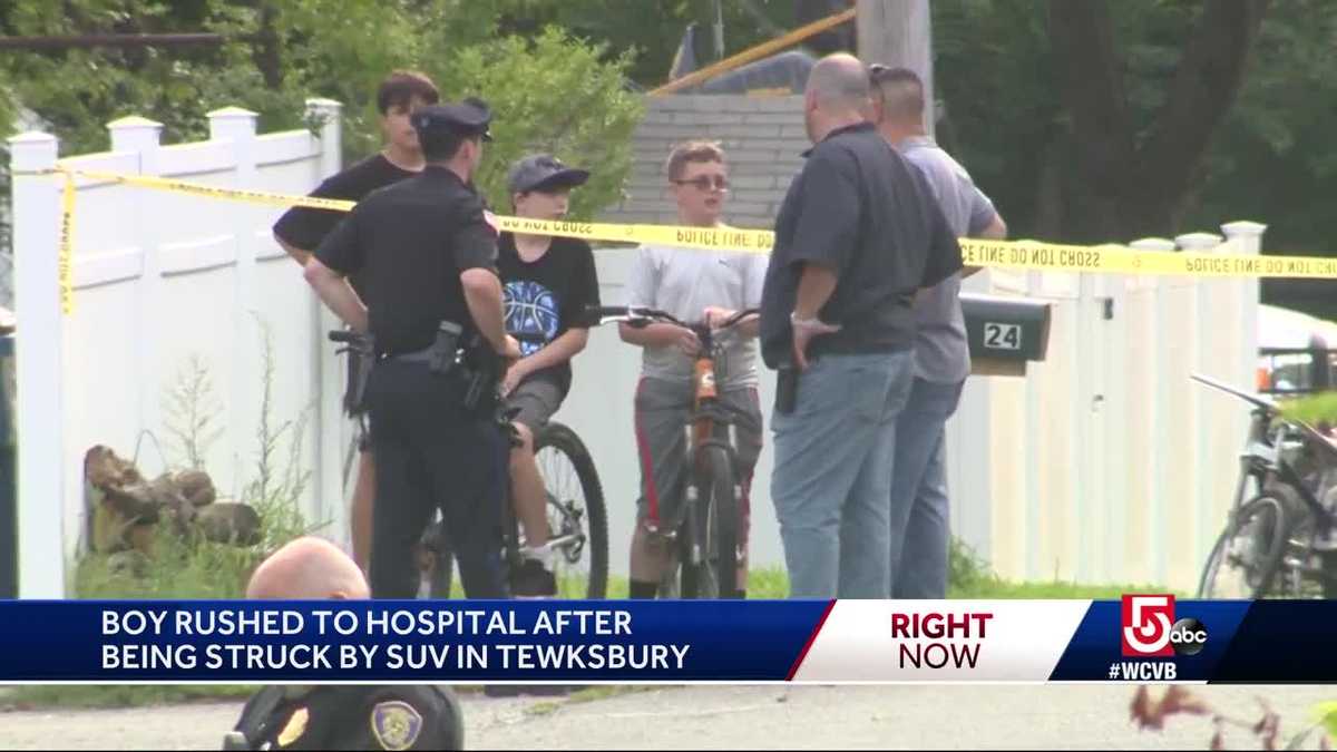 Boy rushed to hospital after being struck by SUV