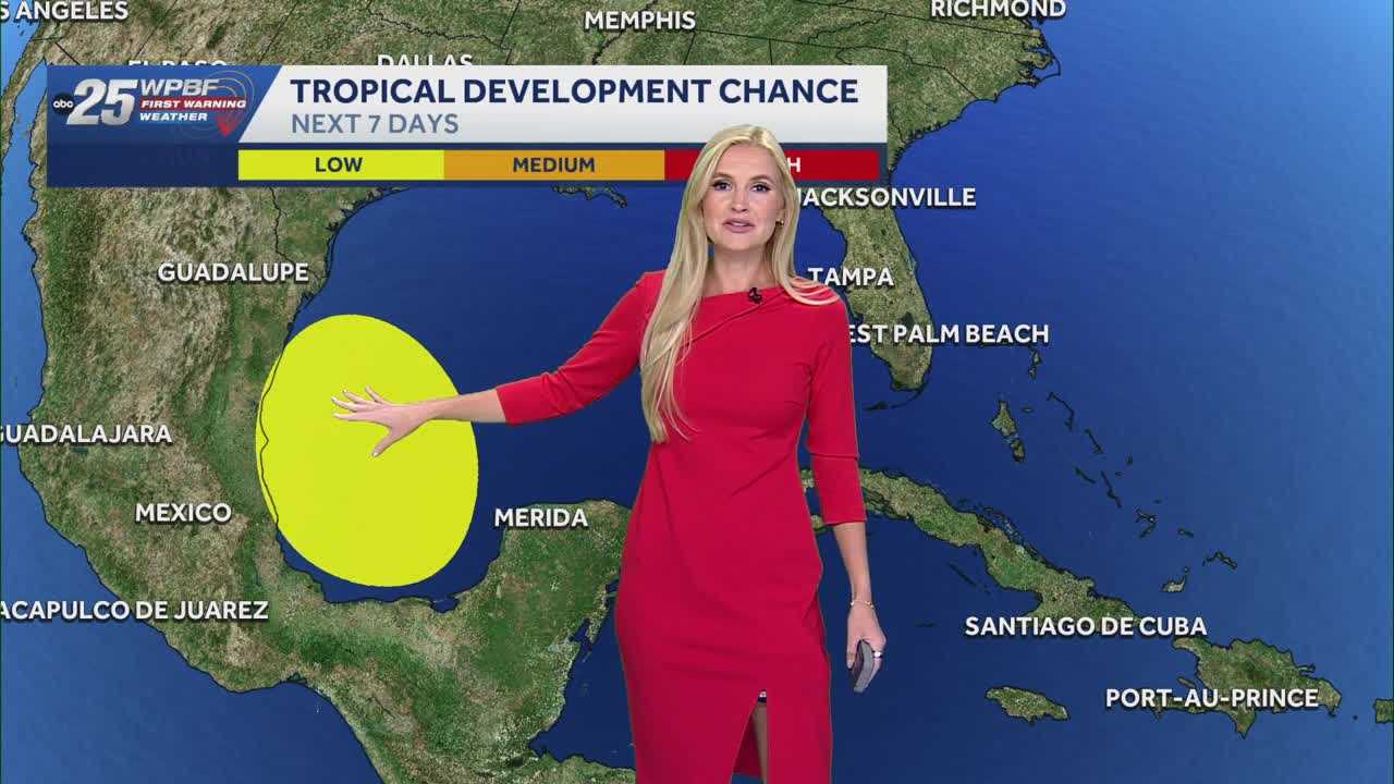 National Hurricane Center tracks activity over Yucatan Peninsula