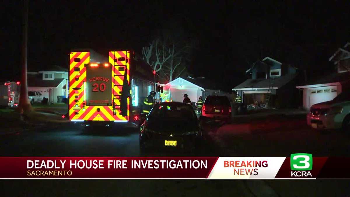 1 dead in Sacramento house fire, officials say