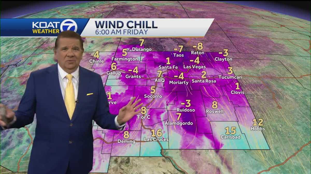 Winter storm exits New Mexico as cold trend continues