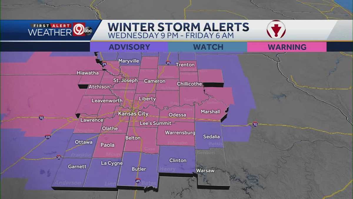 Kansas City sees another winter storm warning