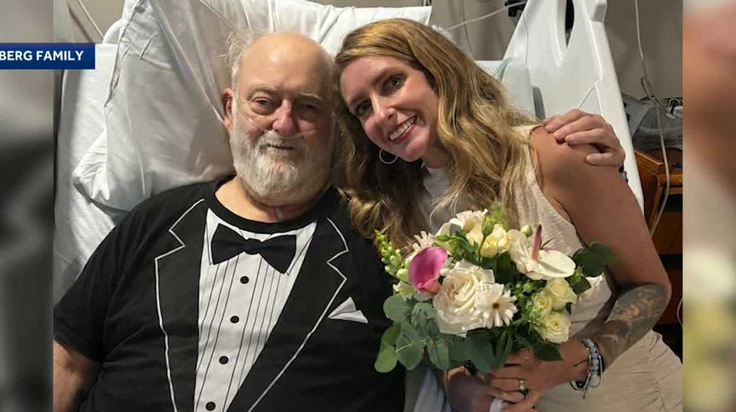 Couple holds wedding in hospital room days before father of bride dies