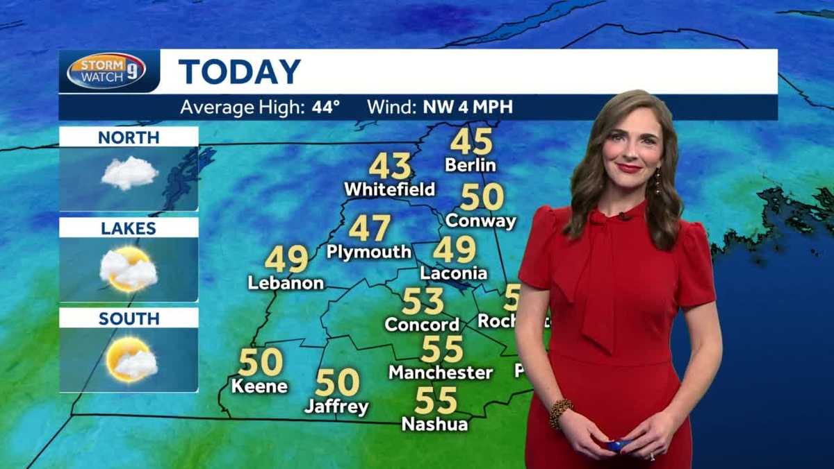 Watch: Dry and mild weather moving in for the weekend