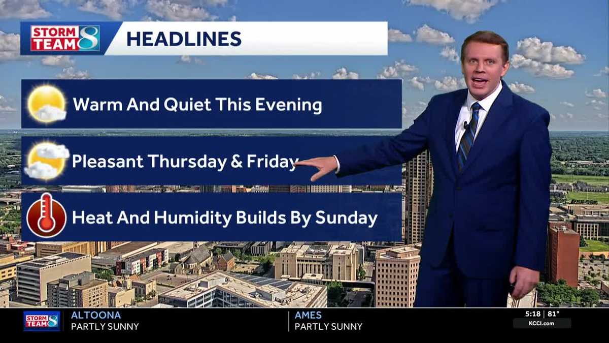 Des Moines weather: Minor rain chances ahead of sweltering heat this ...