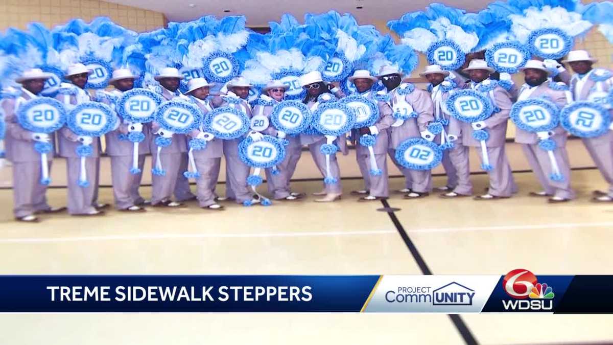 Treme Sidewalk Steppers take over the streets