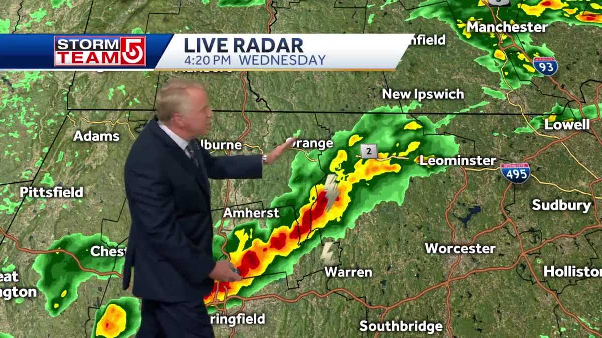 Video Threat Of Showers Storms Into Evening