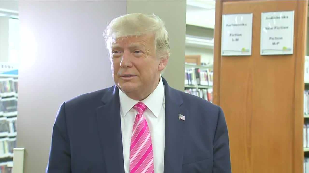 President Trump Casts His Ballot In West Palm Beach