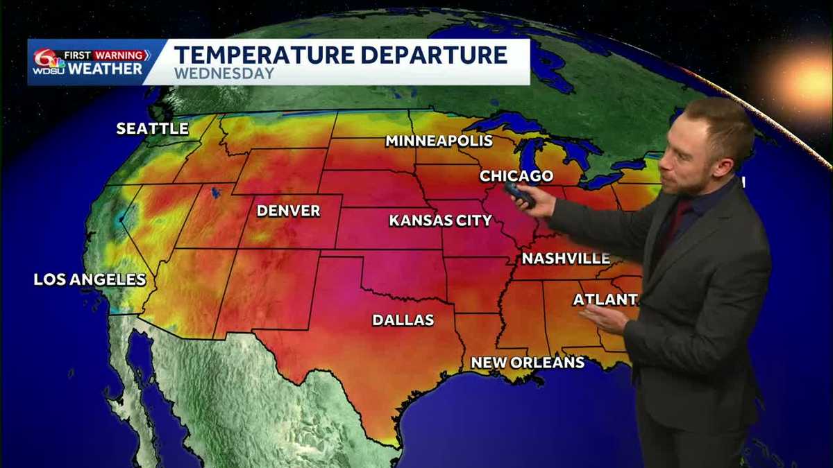 Cold front incoming! Much cooler Friday ahead of weekend warm up.