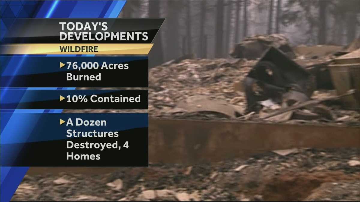 King Fire evacuees find out how close flames are to communities