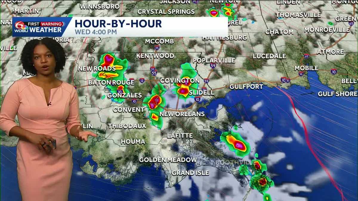 Late morning/afternoon rain chances continue in your Wednesday New ...