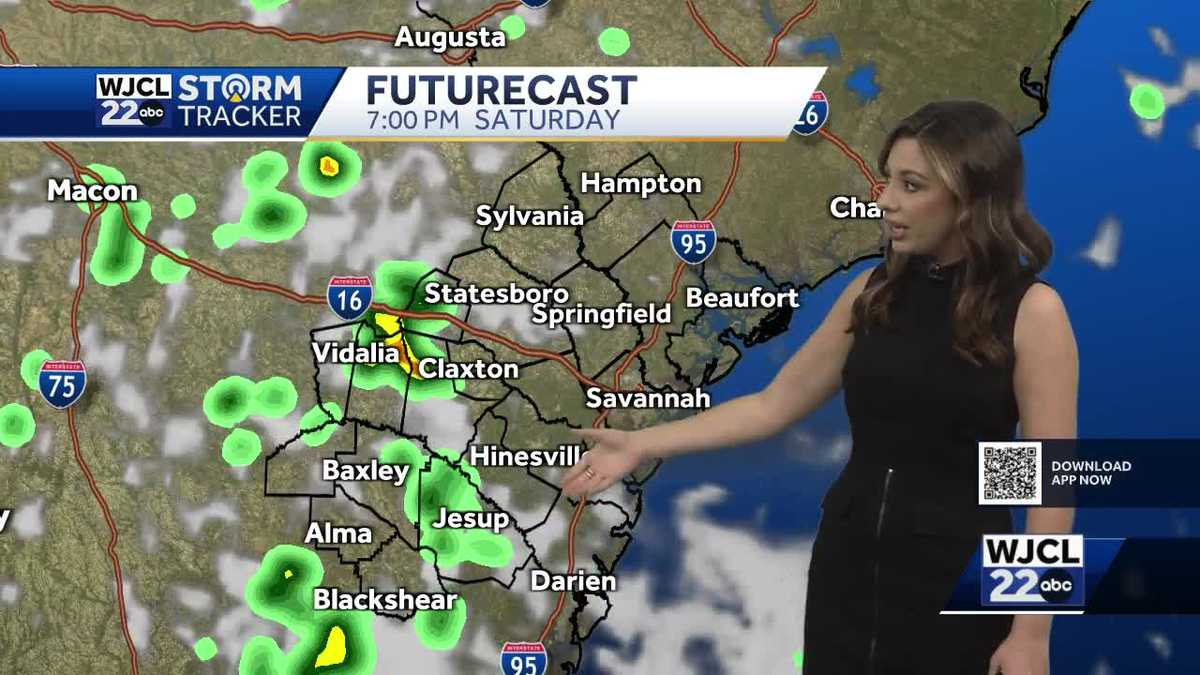A low off of the coast brings some much needed rain Saturday