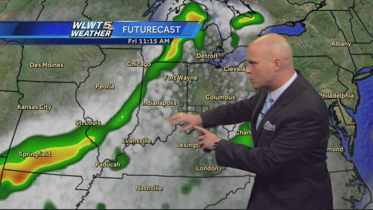 Showers and Even A Few Stronger Storms Possible Friday Evening