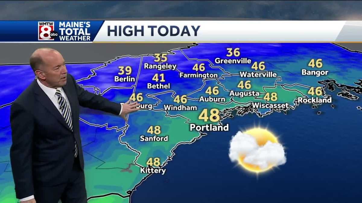 Brighter skies and breezy on Friday