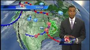 Thursday: Cloudy and partially rainy