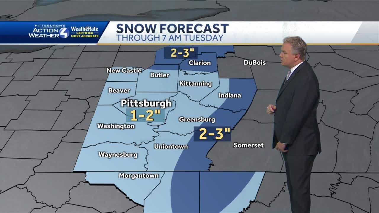 Pittsburgh Weather: Snow May Affect Evening Commute