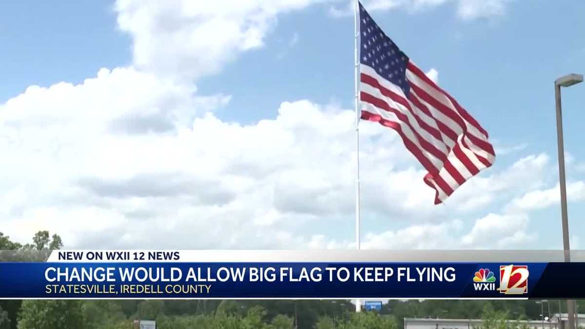 City considers change to allow massive American flag to fly; Company's ...