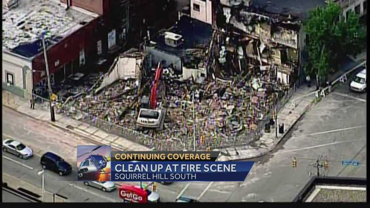 Building demolished after Squirrel Hill business district fire