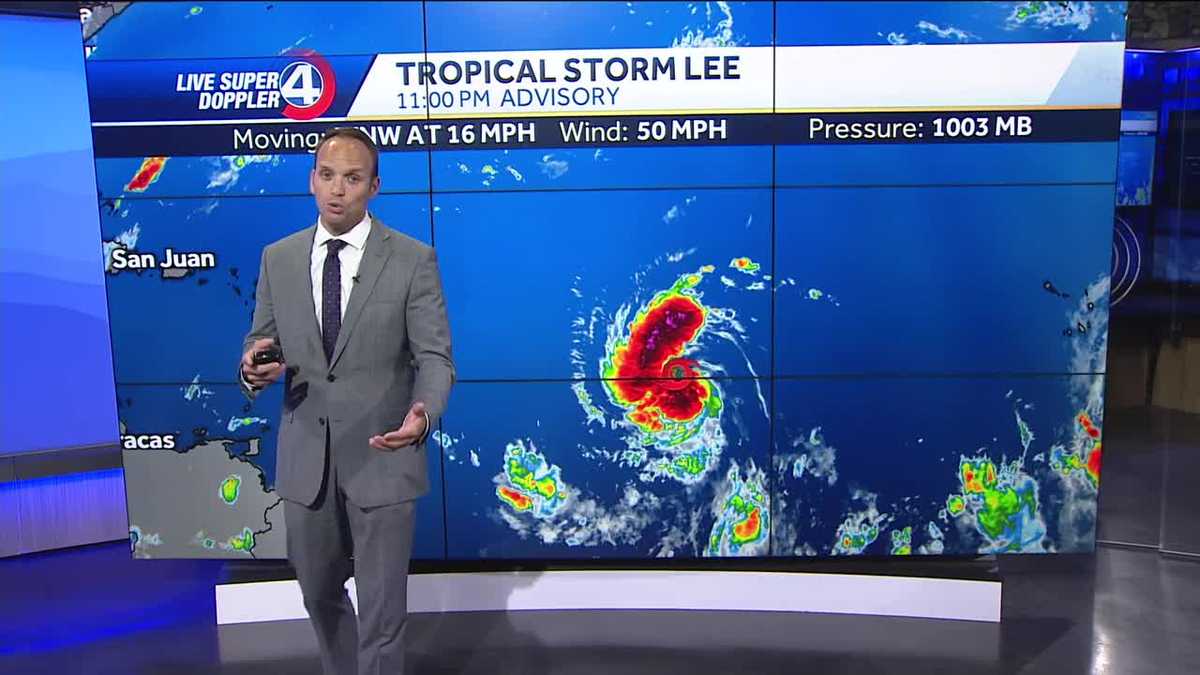 South Carolina Temperature Changes + Tracking Tropical Storm Lee