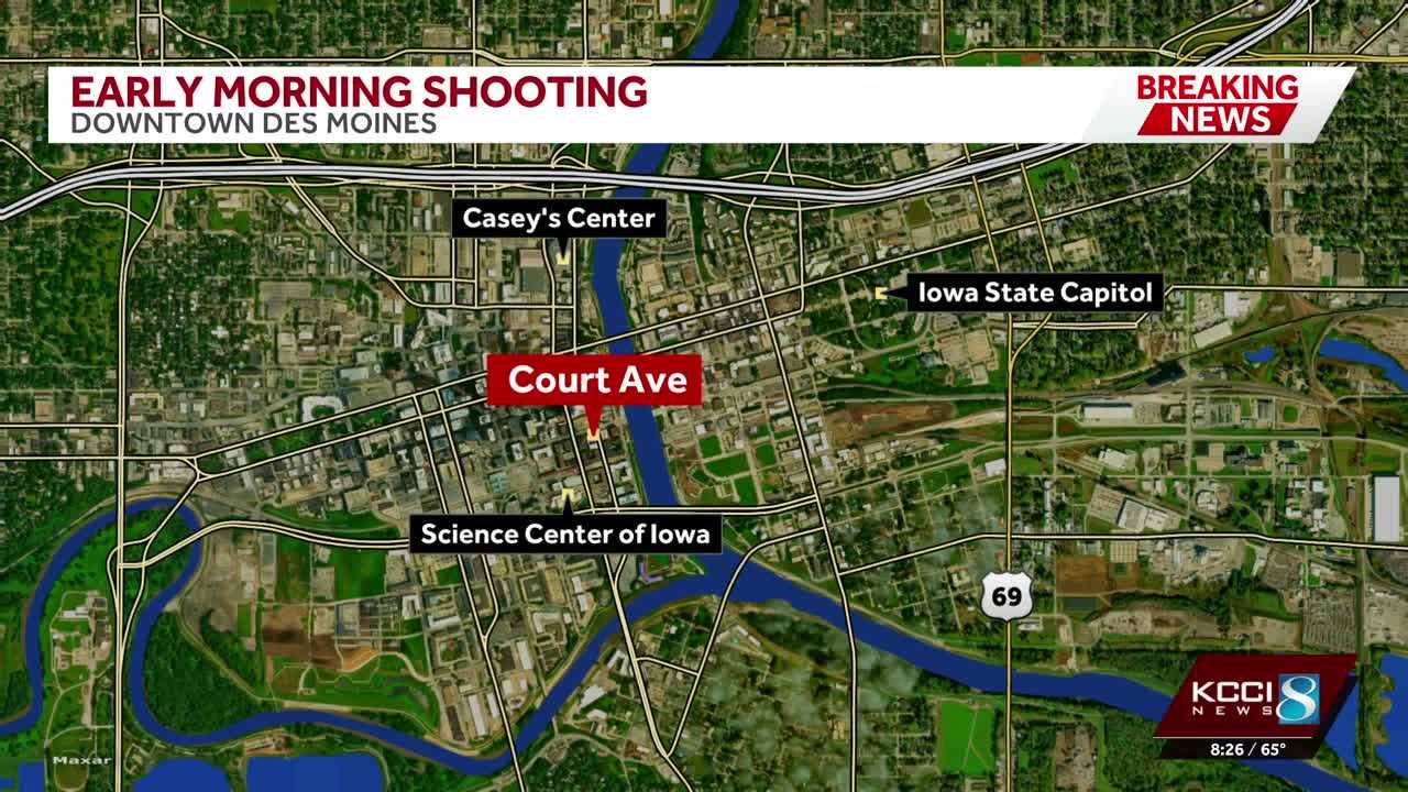 Man shot on Court Avenue in Des Moines expected to recover