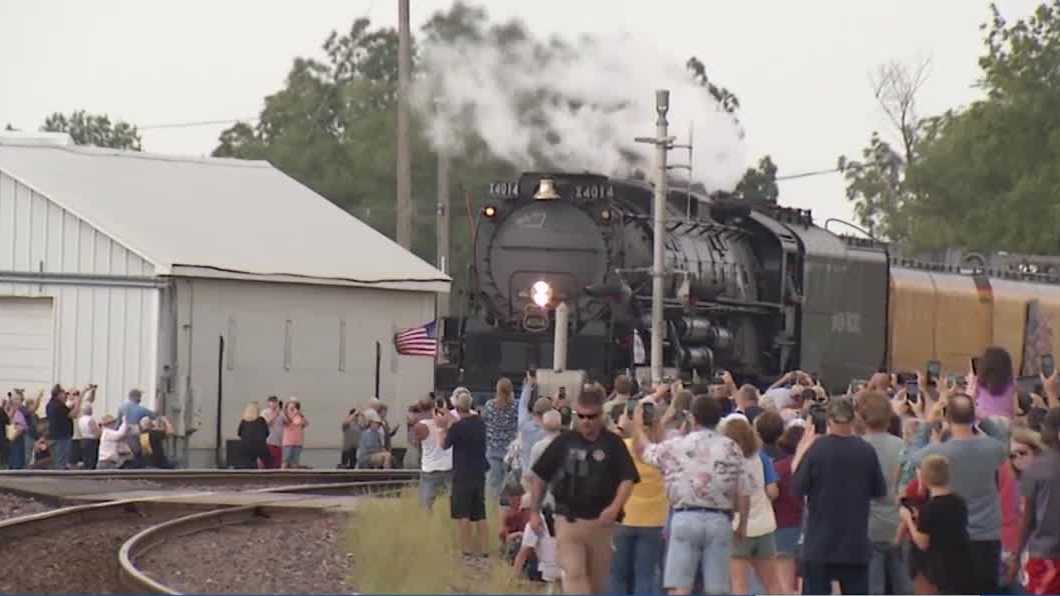 Union Pacific’s Big Boy steam locomotive tours Iowa