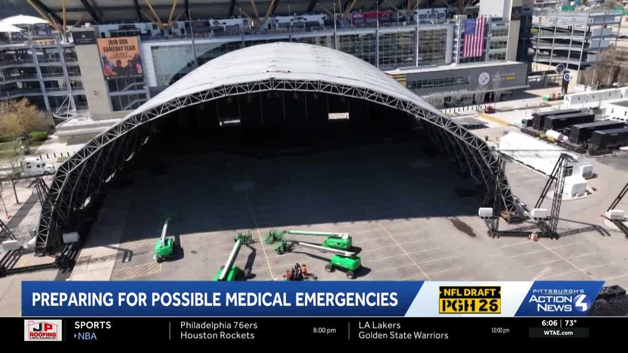 wtae.com - Chandi Chapman - Pittsburgh prepares medical and safety plans for NFL draft