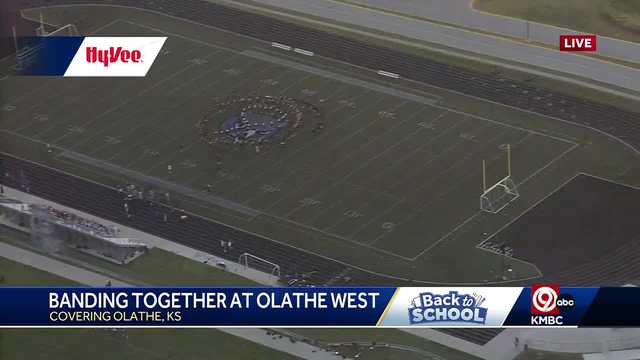 Banding Together: Olathe West marching band performs on KMBC 9 - Vimarsana News