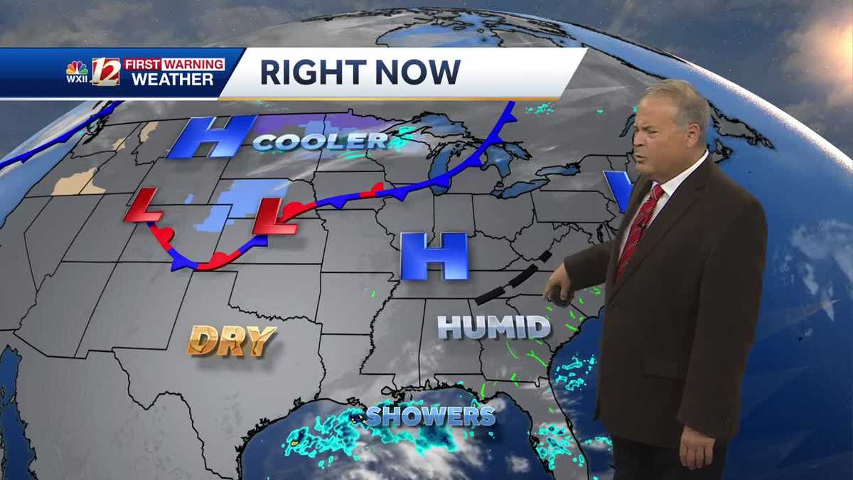 WATCH: Mostly Dry Days & Warm Temps thru Weekend