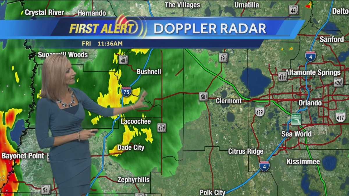 More showers and storms this afternoon