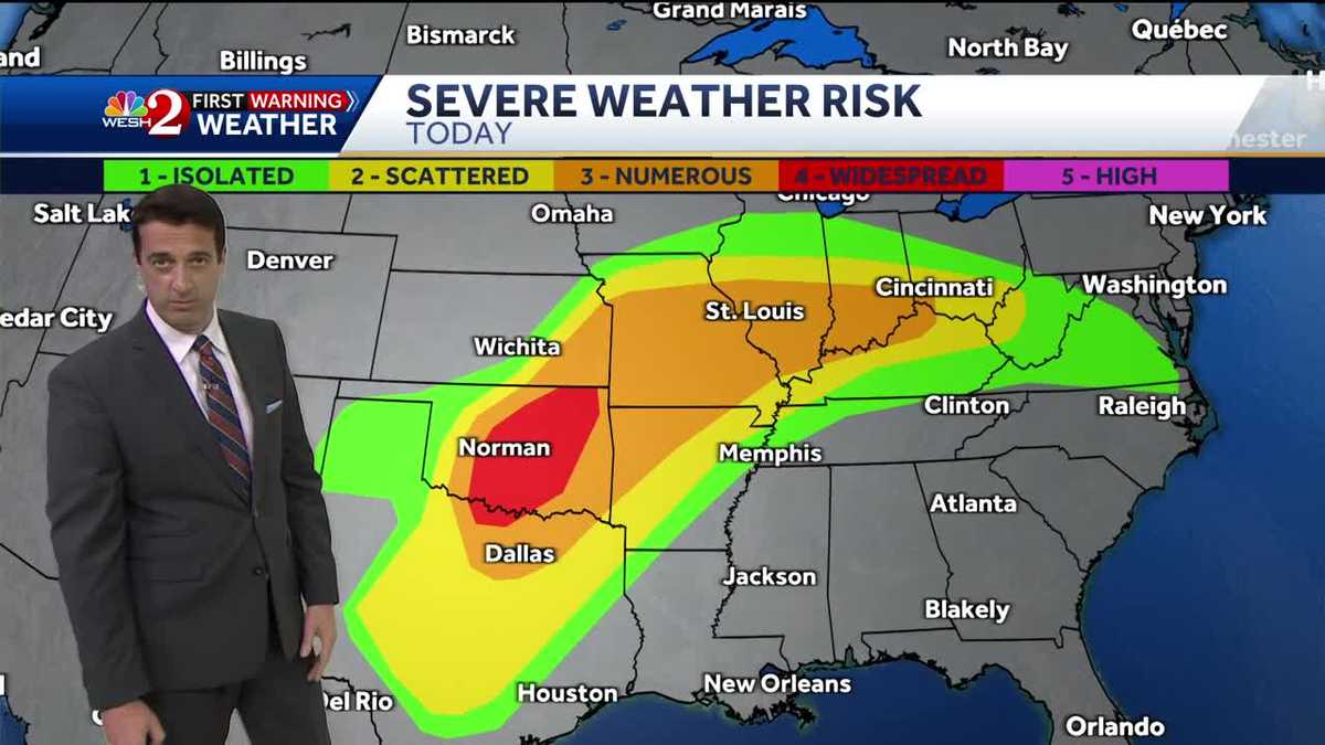 Wednesday is an IMPACT day as strong to severe storms move in!