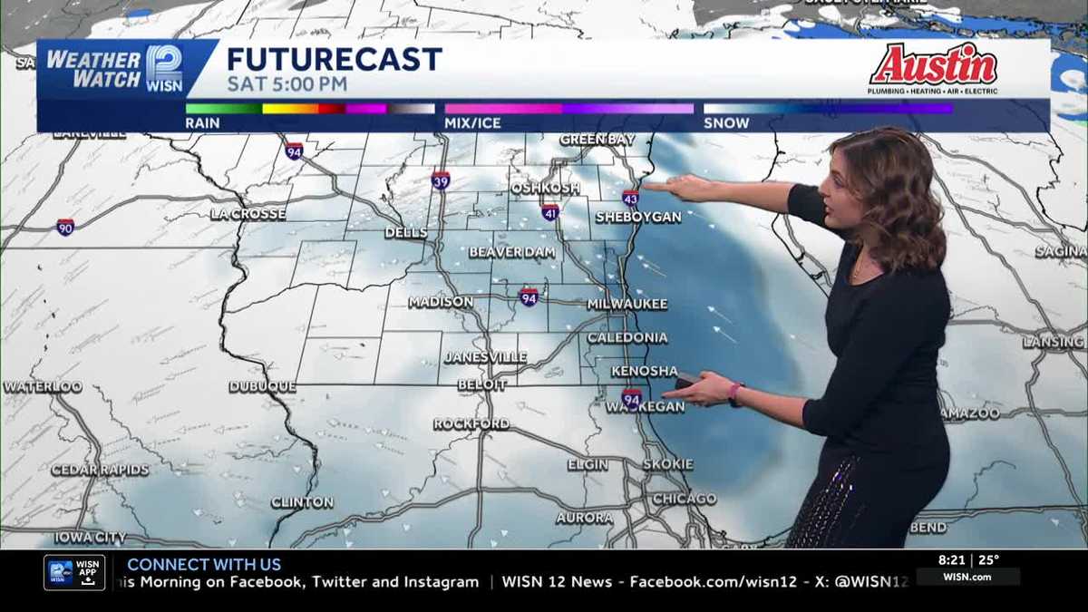 Southeast Wisconsin snowstorm: How much snow to expect, road conditions