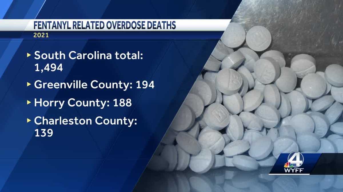 Greenville County leads state in fentanyl-related overdose deaths