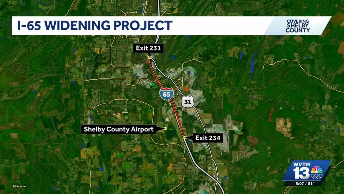 ALDOT's $143 million I-65 widening project expected to ease congestion ...